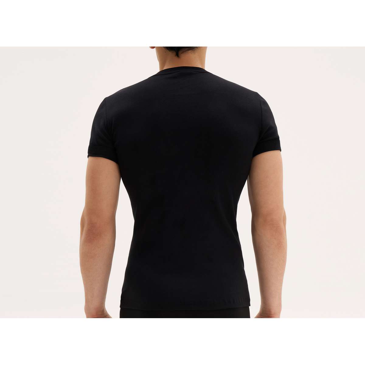 Apple Boxer Ανδρική Φανέλα Κοντομάνικη σε Μαύρο Χρώμα 0410460 BLACK